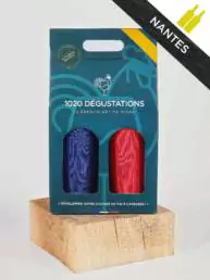 Coffret dégustation de vins Nantais à l’aveugle - 2 Bouteilles de vin blancs - 1020 Dégustations