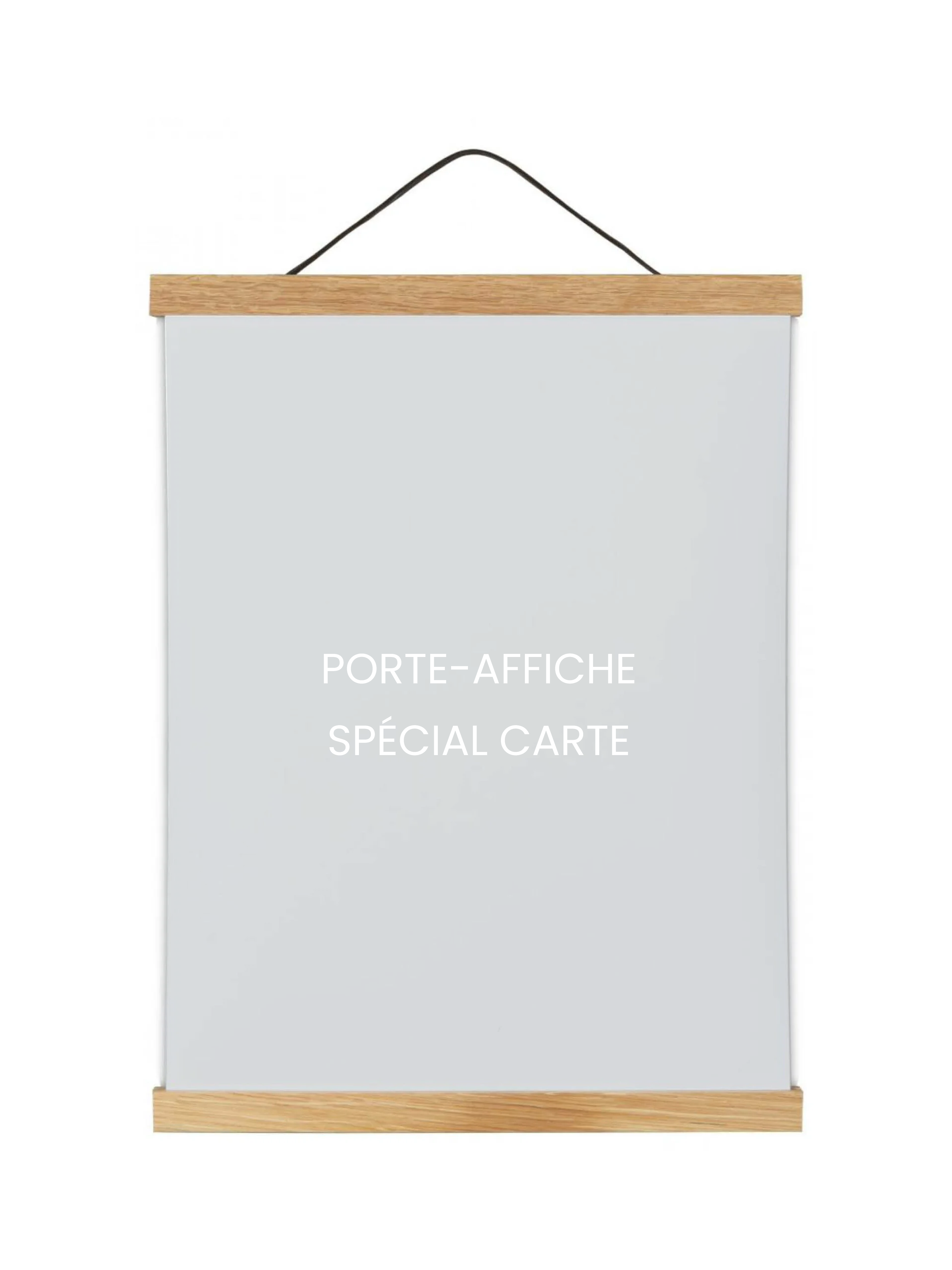 Le Porte-Affiche vertical en bois de 1020 Dégustations