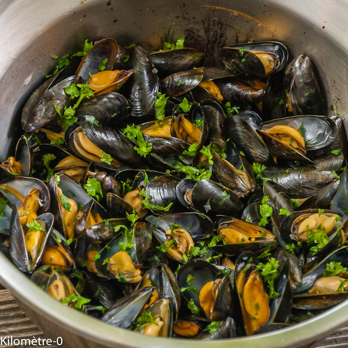 Photo Recette - Moules marinières