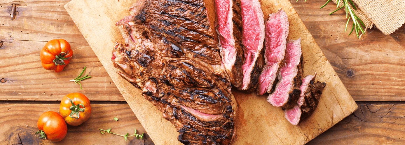 Photo - Basse côte de bœuf, sauce barbecue à la prune
