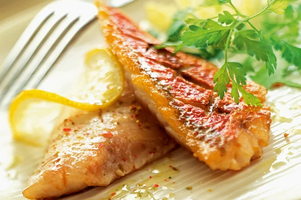 Photo recette - Filets de rougets grillés