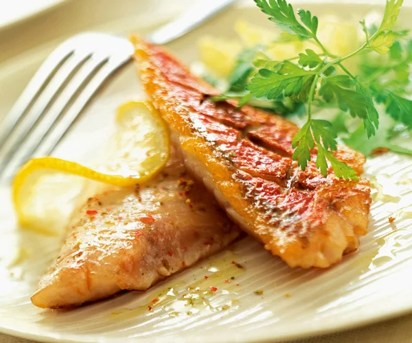 Photo recette - Filets de rougets grillés