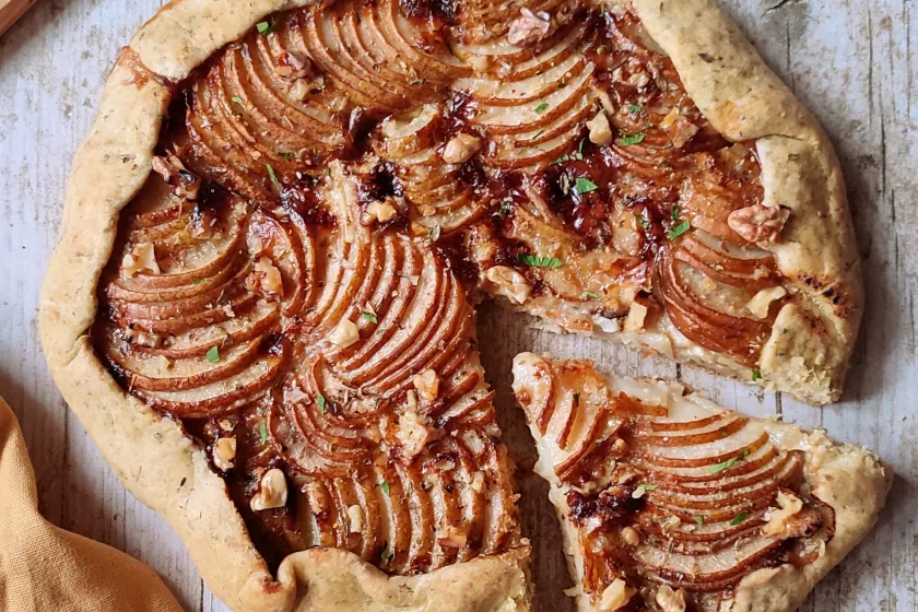 Photo recette - Tarte aux poires et gorgonzola