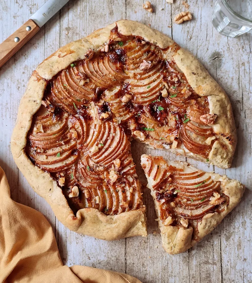 Photo recette - Tarte aux poires et gorgonzola