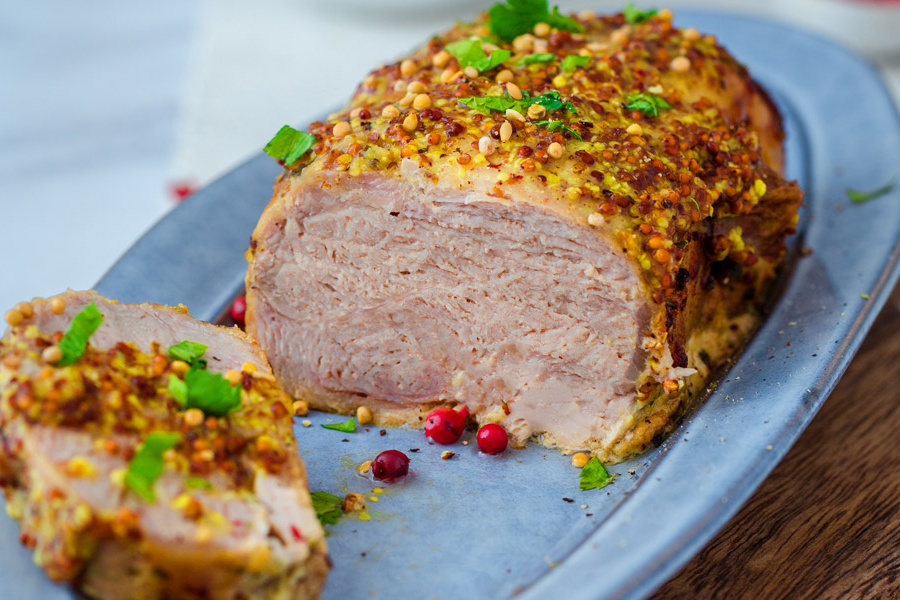 Photo recette - Filet Mignon de porc moutarde et miel