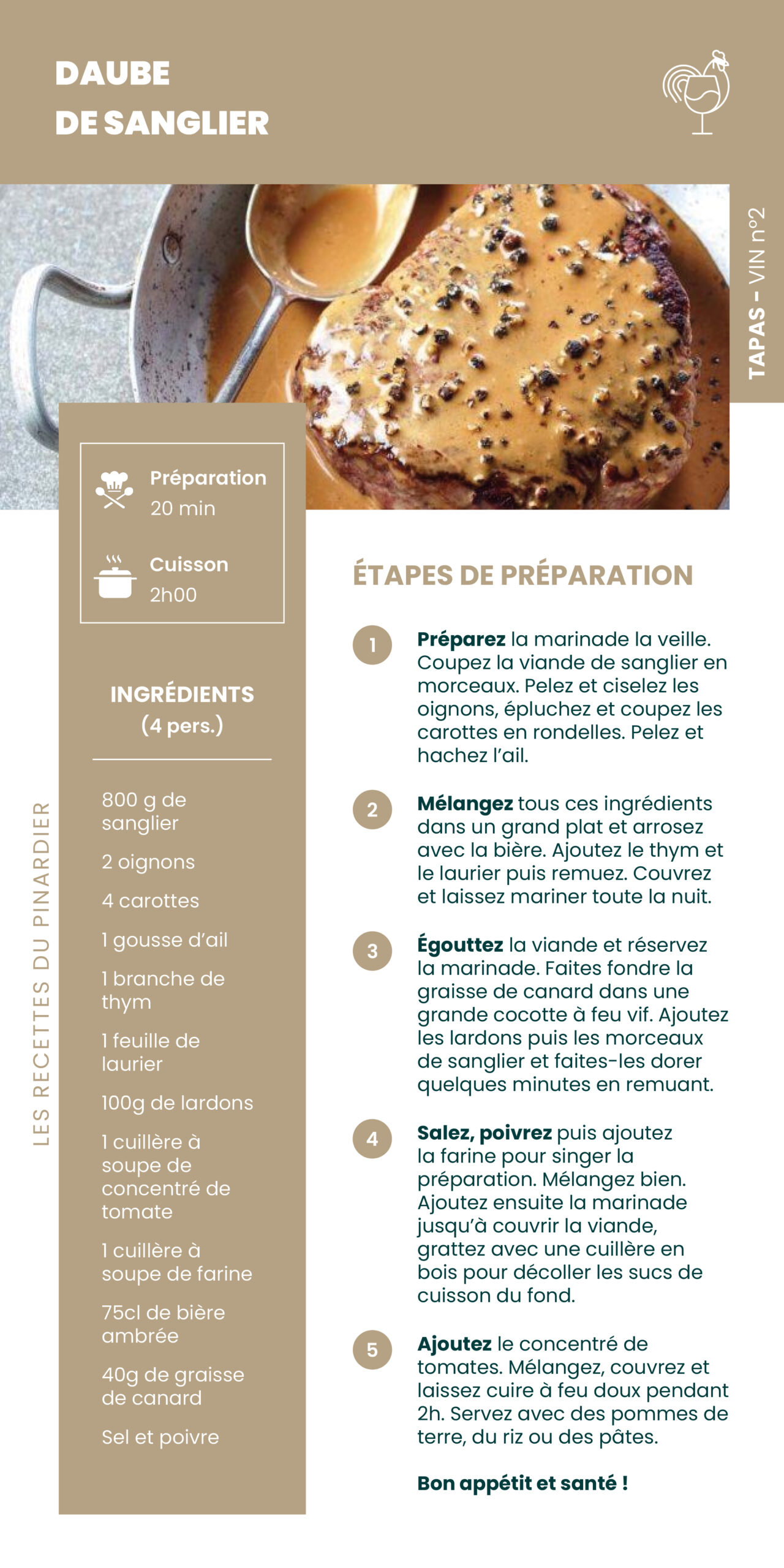 Recette - Steak au Poivre flamblé